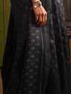 JYOTI Handwoven Silk Saree -  Black - Vriksh Designs